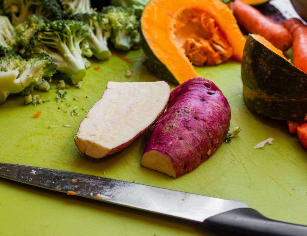 Rainbow vegetable stir-fry with fresh herbs